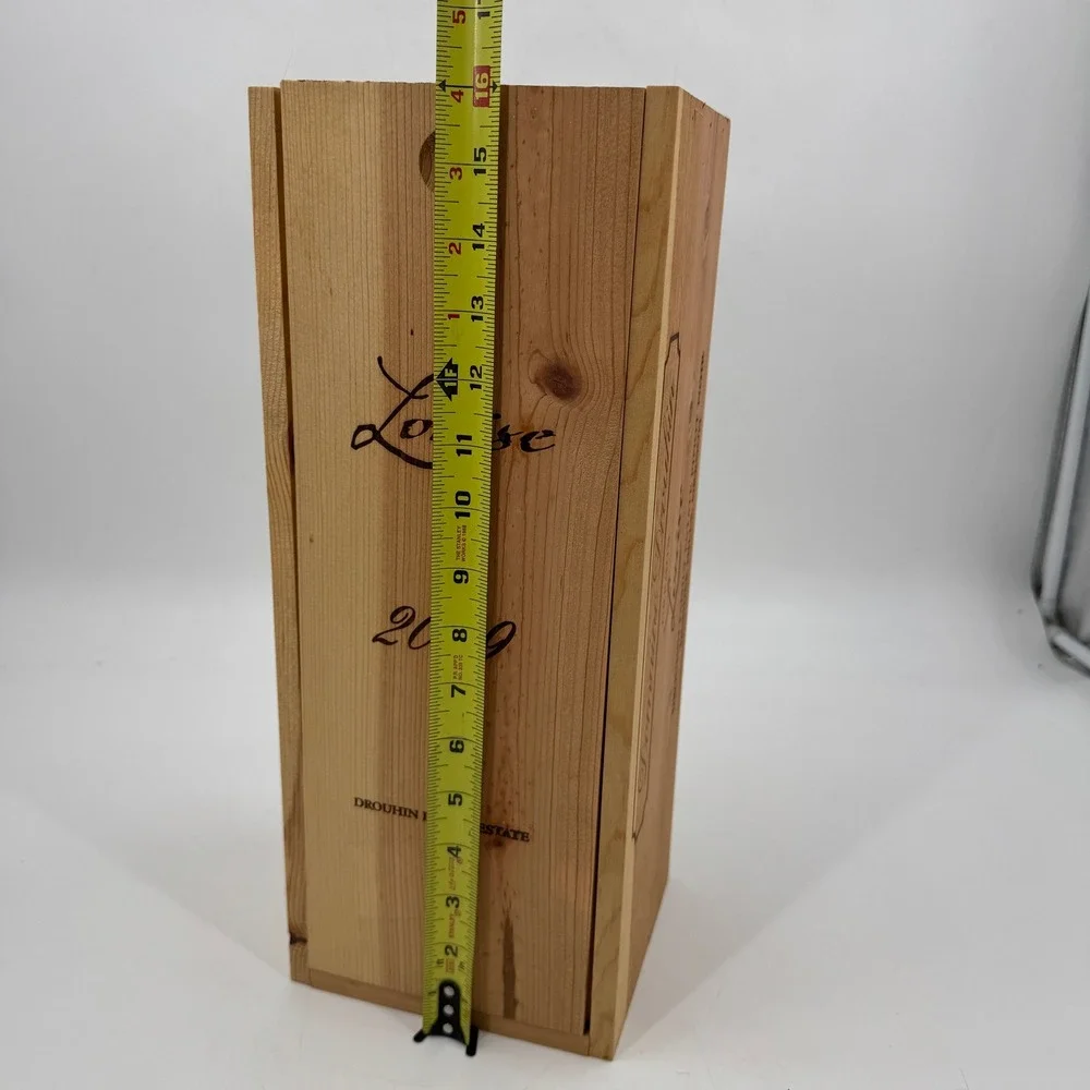 Domaine Drouhin Wine Crate‎ Natural Wood 2009 Louise Branded Box